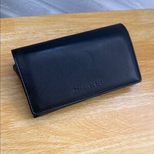CHANEL Black Quilted Sunglasses Case